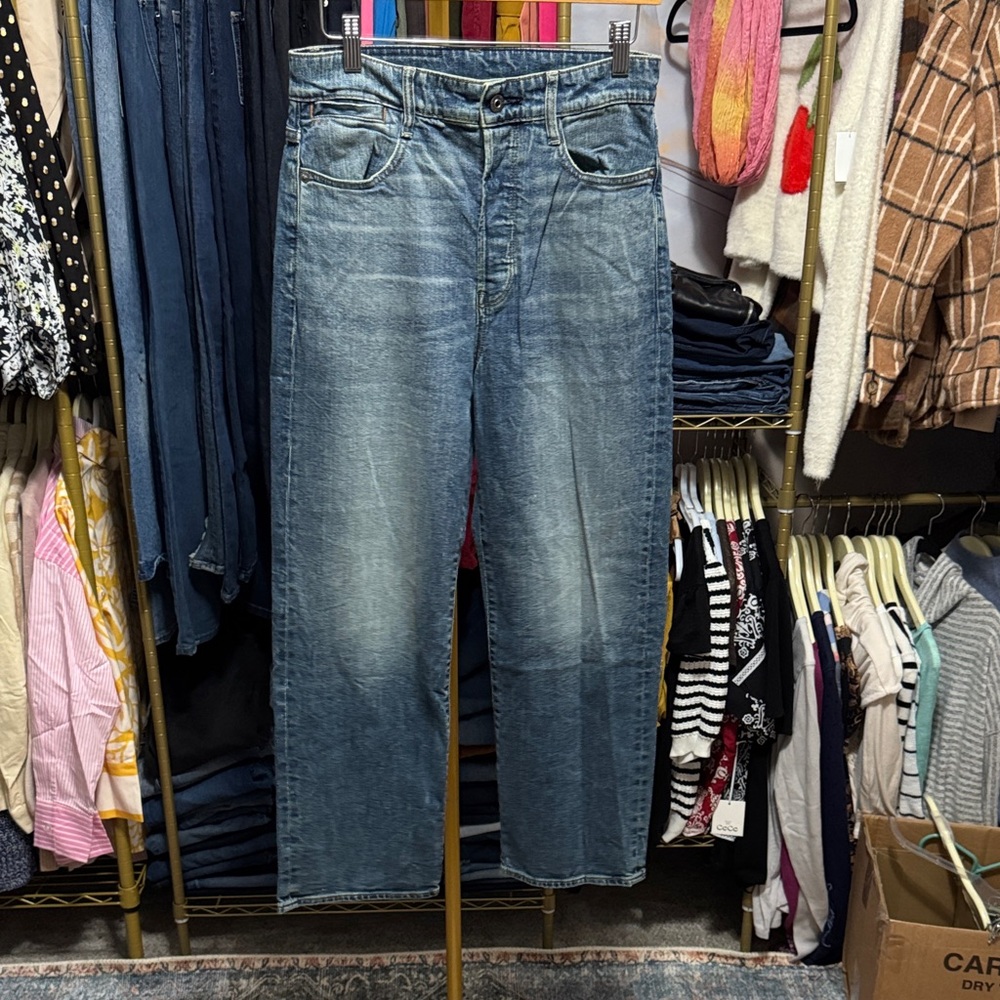 G-Star Tedie Ultra High Straight Jeans Size 28